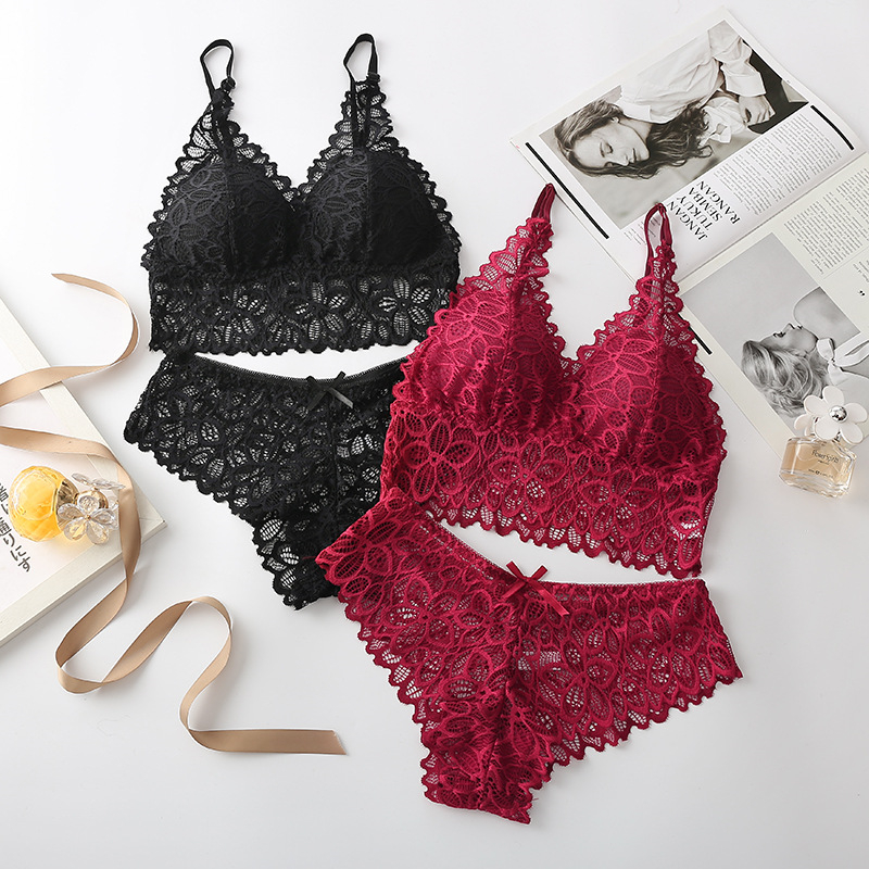 Sexy Lace Bra Women Underwear  - Sleep Bra Bralette ulasan dan harga