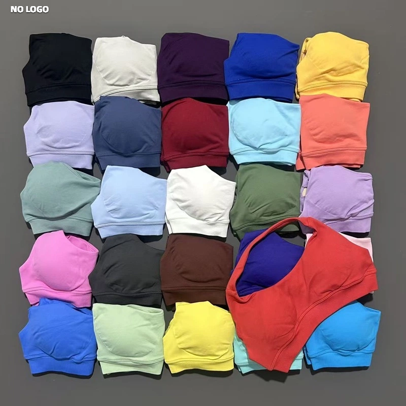 No Logo Sports Bra Women Seaml - Underwire Bra Padded ulasan dan harga