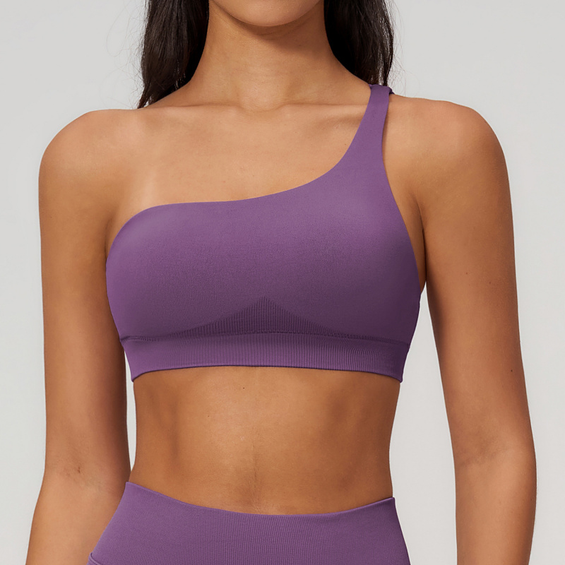 Spring Single-Shoulder Sporty  - Sports Bra Racerback ulasan dan harga