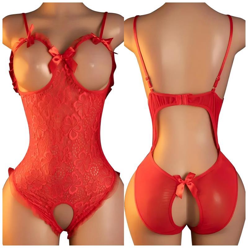 Transparent Sexy Lingerie Set  - Lace Bralette Set ulasan dan harga