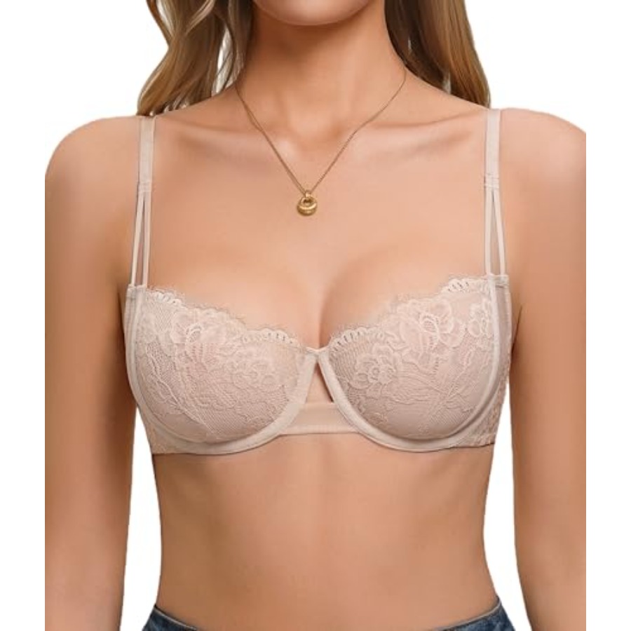 Avidlove Lace Bras for Women S - Demi Bra Balconette ulasan dan harga