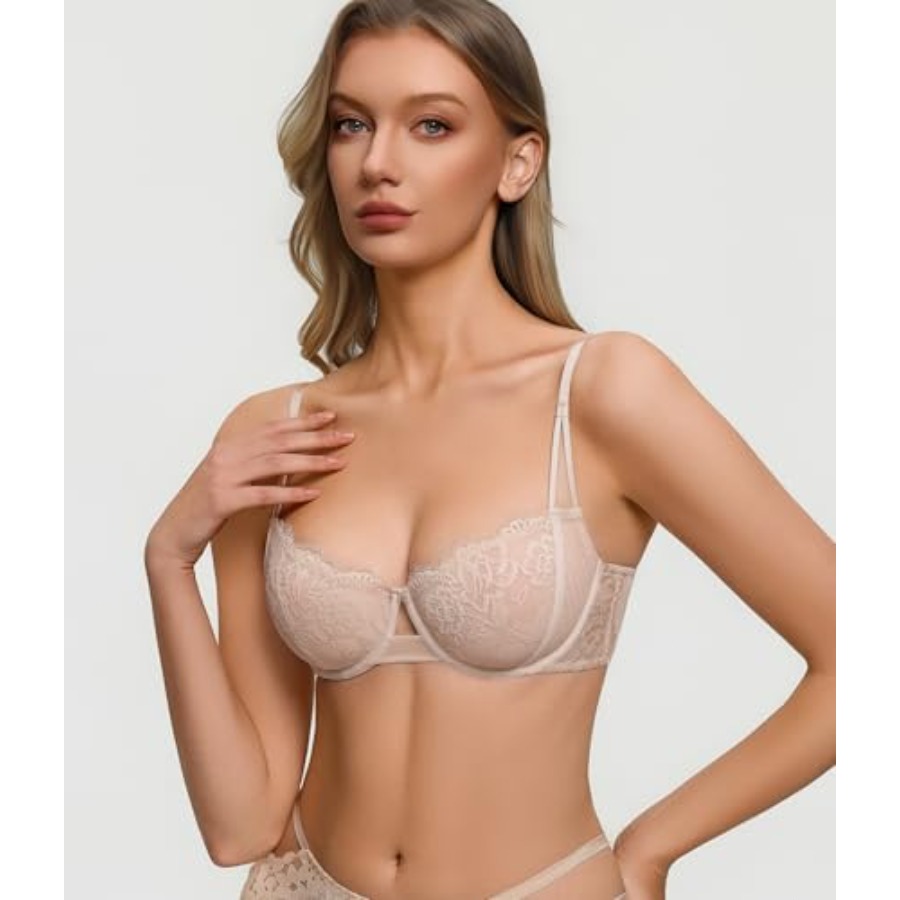 Avidlove Lace Bras for Women S - Demi Bra Balconette ulasan dan harga