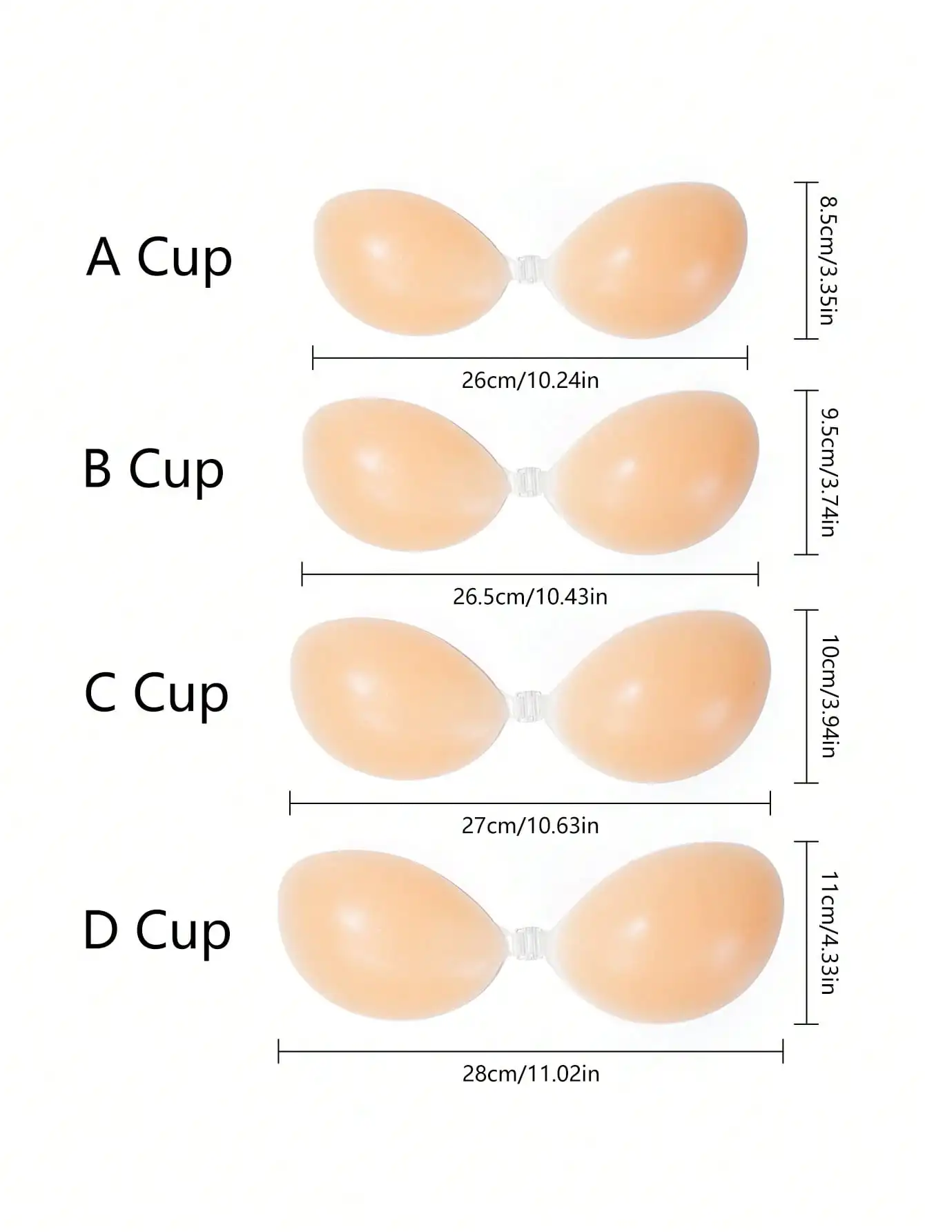 1pc Women's Silicone Sticky Br - Backless Bra Sticky ulasan dan harga