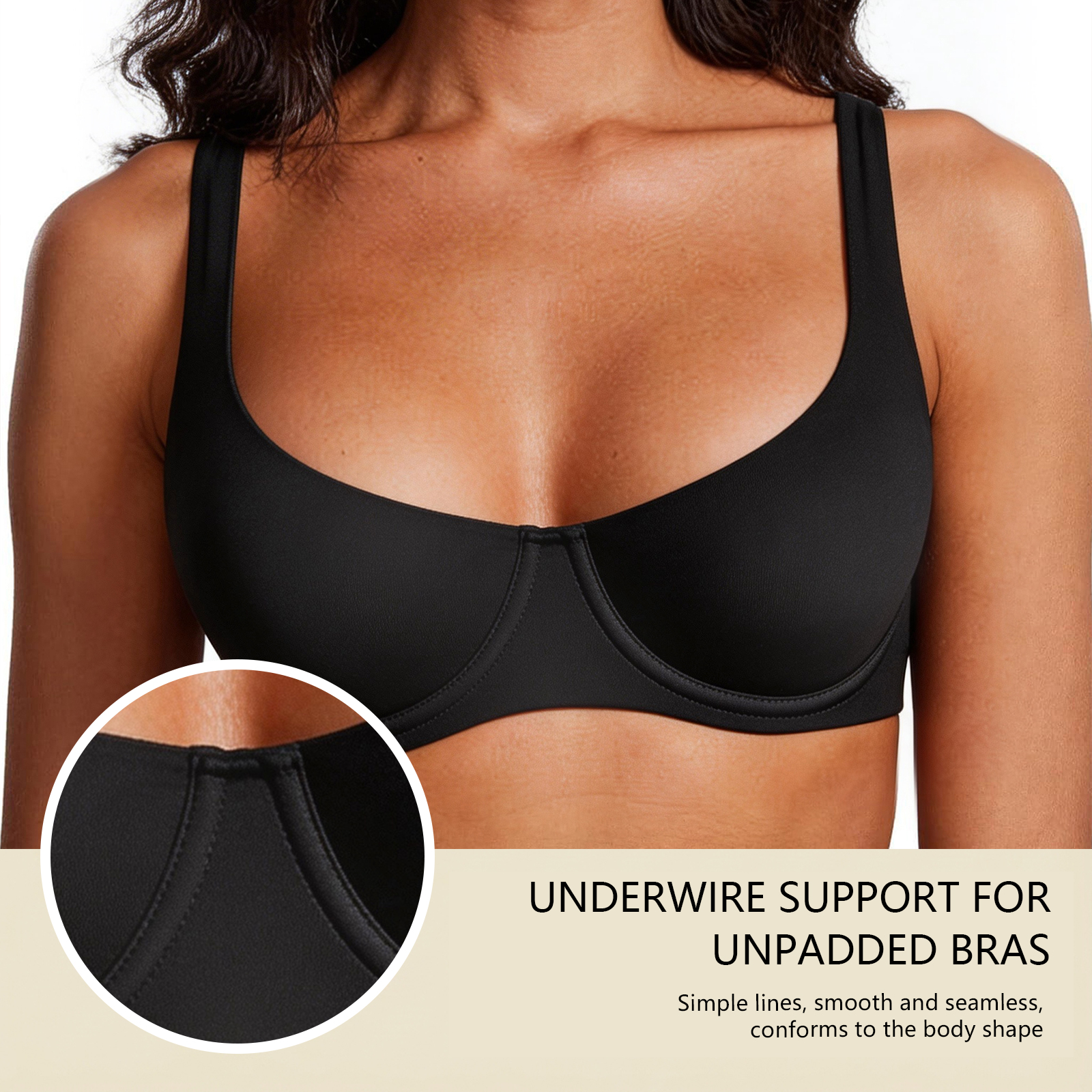 Women's Unlined Balconette Spo - Demi Bra Balconette ulasan dan harga