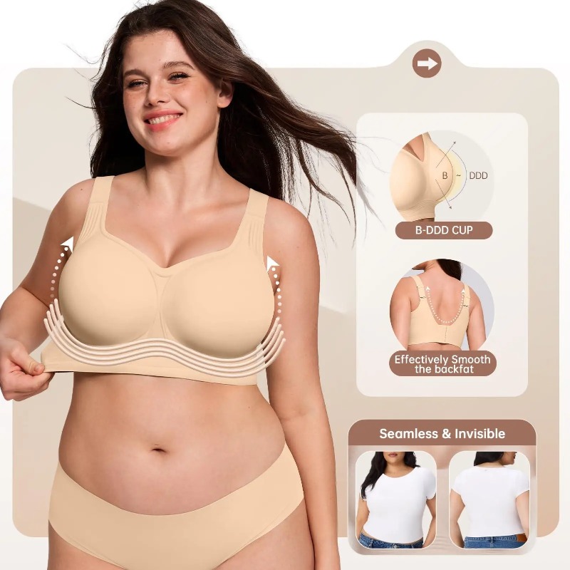 Large Size Non Marking Sports  - Wirefree Bra Comfort ulasan dan harga