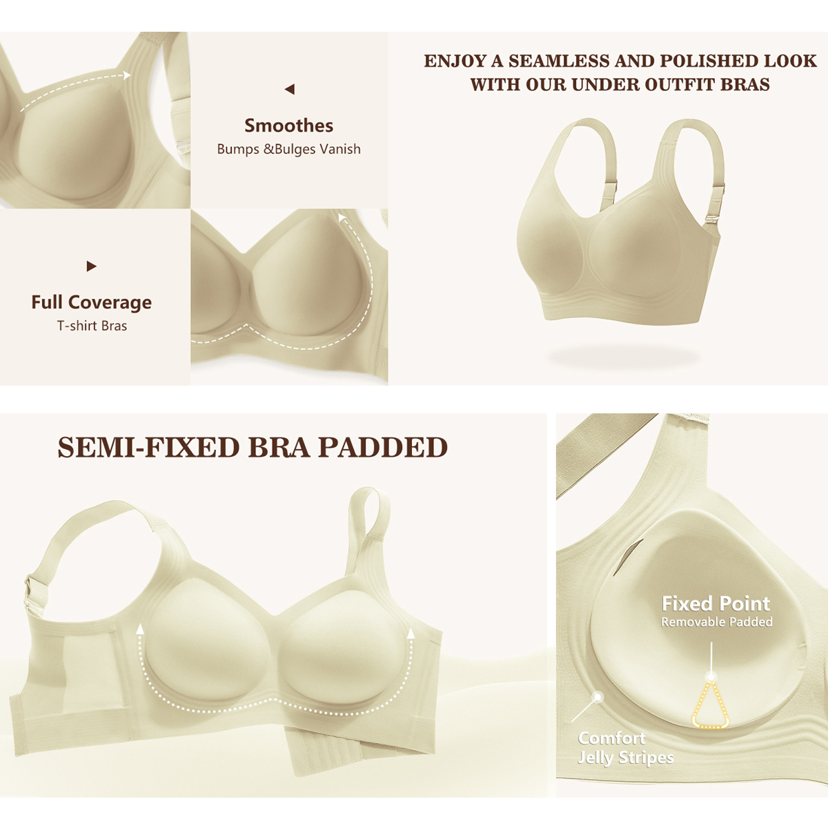 Women Wirefree Bras for Women  - Wirefree Bra Comfort ulasan dan harga