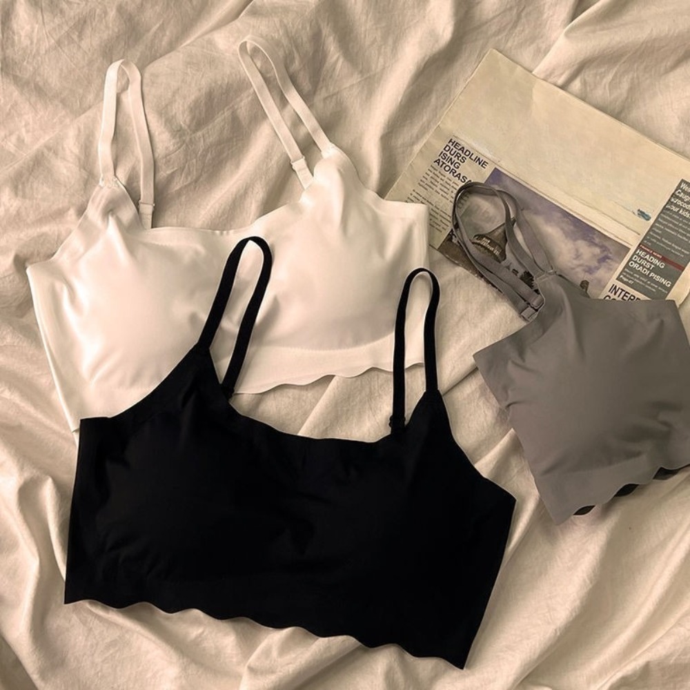 Seamless Bra for Women Ice Sil - Sleep Bra Bralette ulasan dan harga