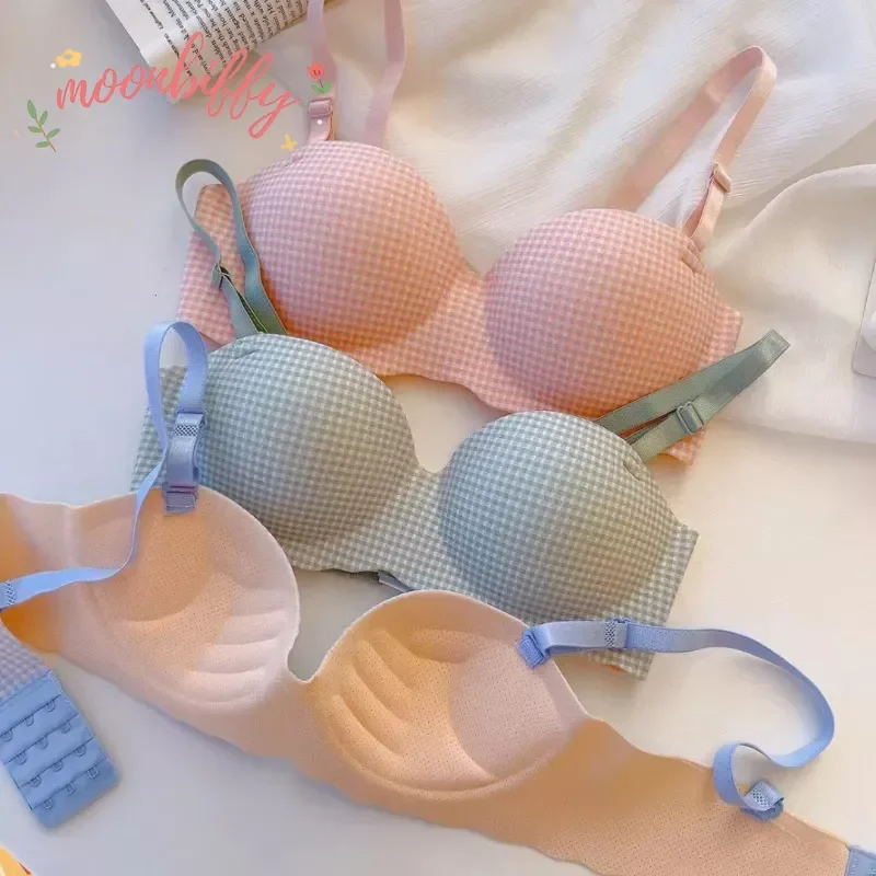 Women Ice Bra One Cup Thick Co - Wirefree Bra Comfort ulasan dan harga