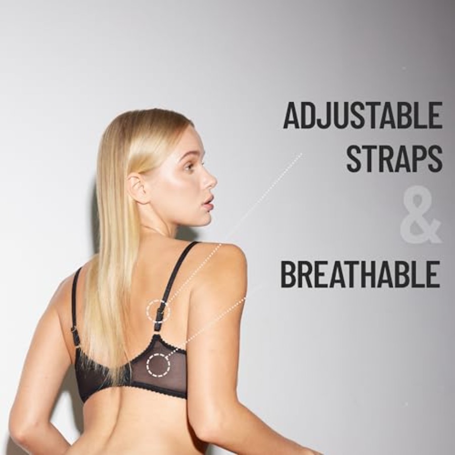 Faye Women's Sexy Lace Bra, Ba - Demi Bra Balconette ulasan dan harga