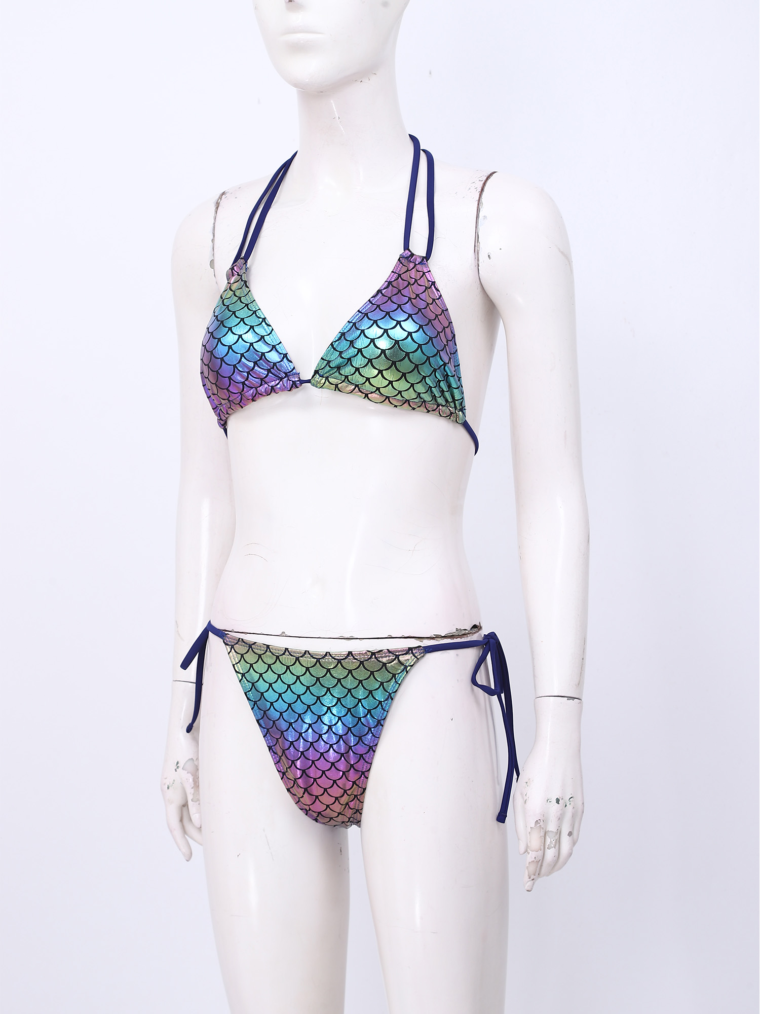Women's Mermaid Bikini Swimsui - Underwire Bra Padded ulasan dan harga