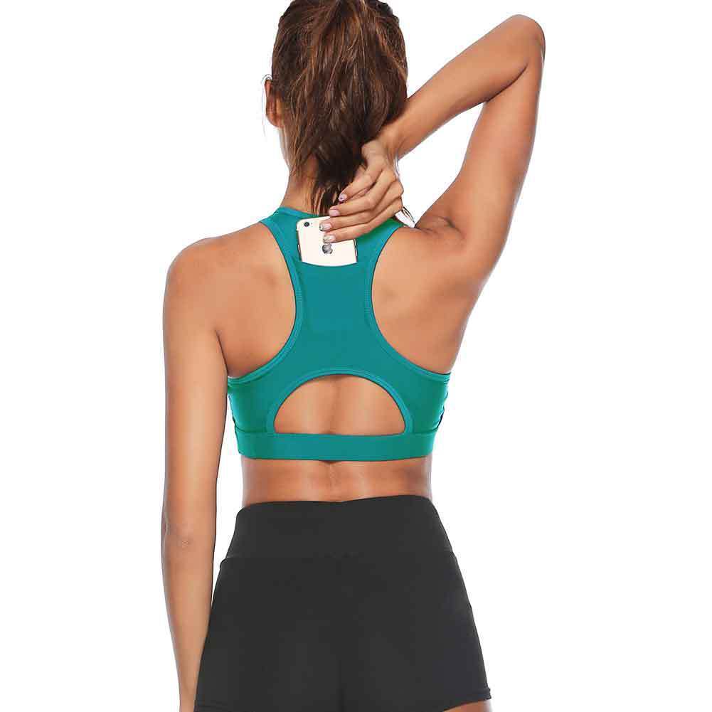 Women Workout Tank Top Gym Str - Underwire Bra Padded ulasan dan harga