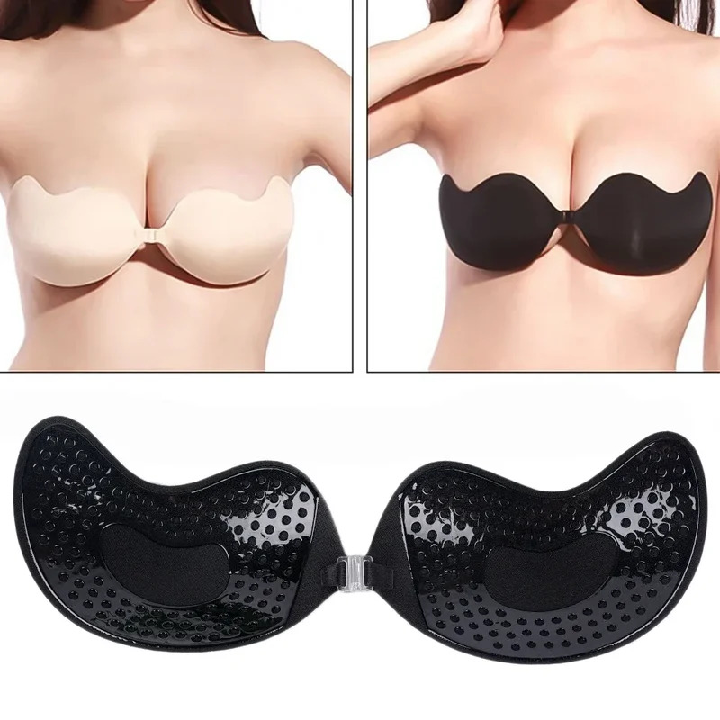 Sexy Women Invisible Push Up B - Backless Bra Sticky ulasan dan harga