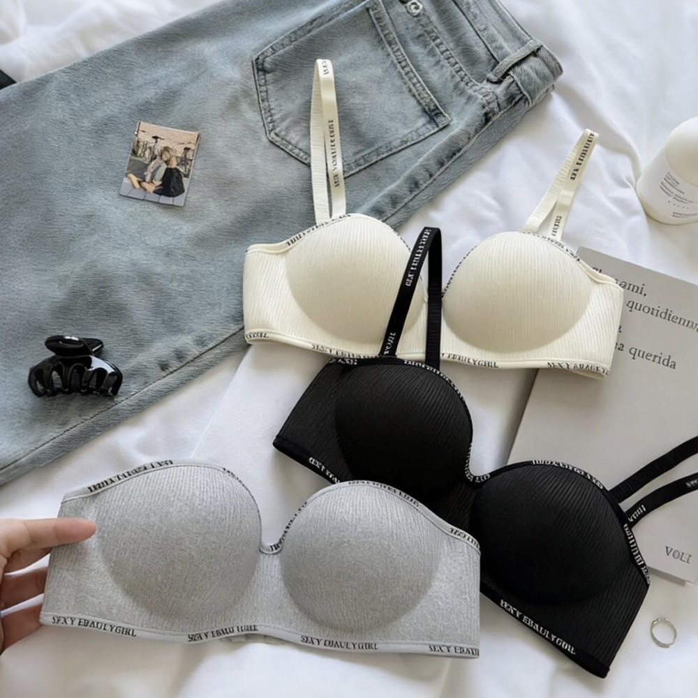 Sexy Seamless Women Sports Bra - Plunge Bra Push Up ulasan dan harga