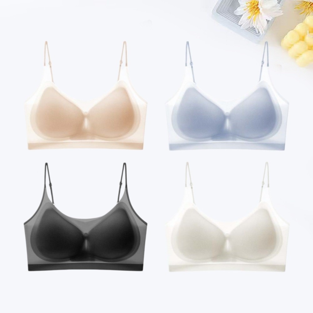 Thin Ice Silk Wireless V Bra S - Wirefree Bra Comfort ulasan dan harga
