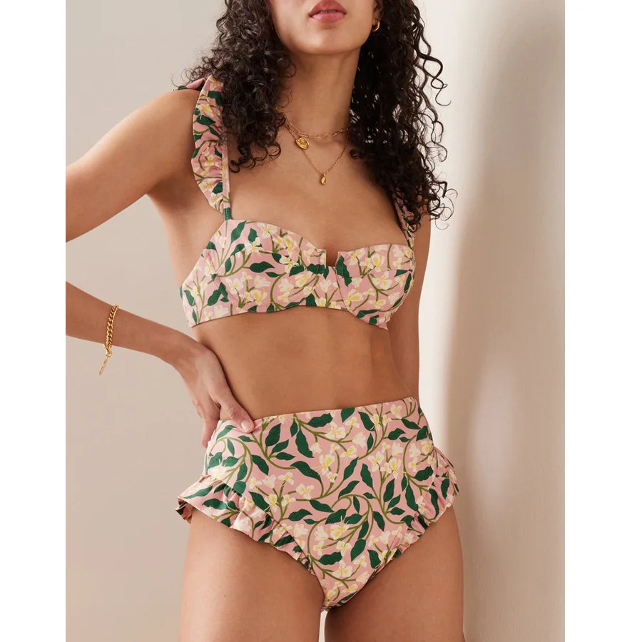 Floral Push-Up Padded Bra Ruff - Underwire Bra Padded ulasan dan harga